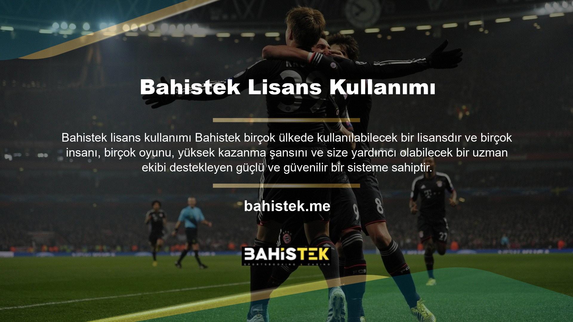 Bahis sonuçlarınıza güvenebilirsiniz, istediğiniz tüm spor etkinliklerine bahis koyabilirsiniz